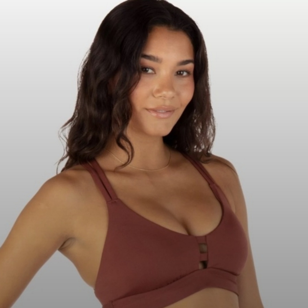 Hurley Coral and Orange Bikini Top - Picture 5 of 6